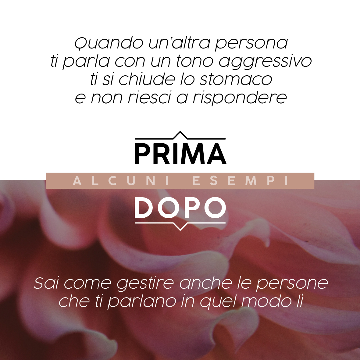 Imparare a comunicare per non lasciarsi sopraffare dai toni aggressivi delle altre persone