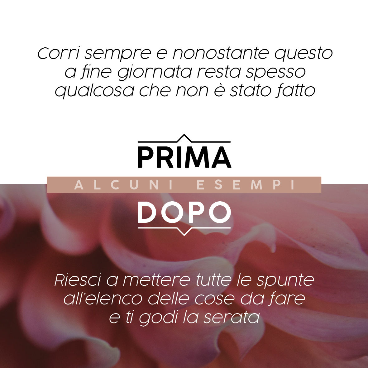 IMMA simona peiretti PRIMA:DOPO crea il tuo tempo